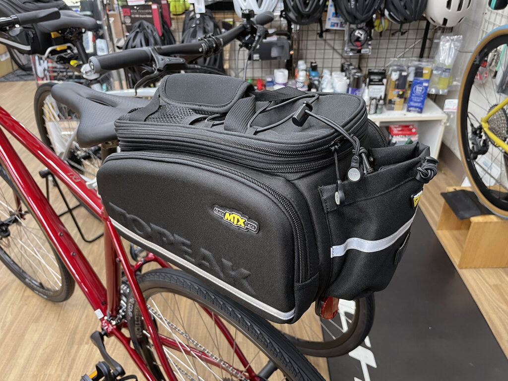 ロングライドにおすすめ！TOPEAK の MTX トランクバッグ DX とビーム