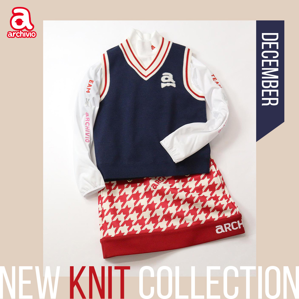 リブライン保温ニットベスト|アルチビオ-アウトレット- - ゴルフウェア