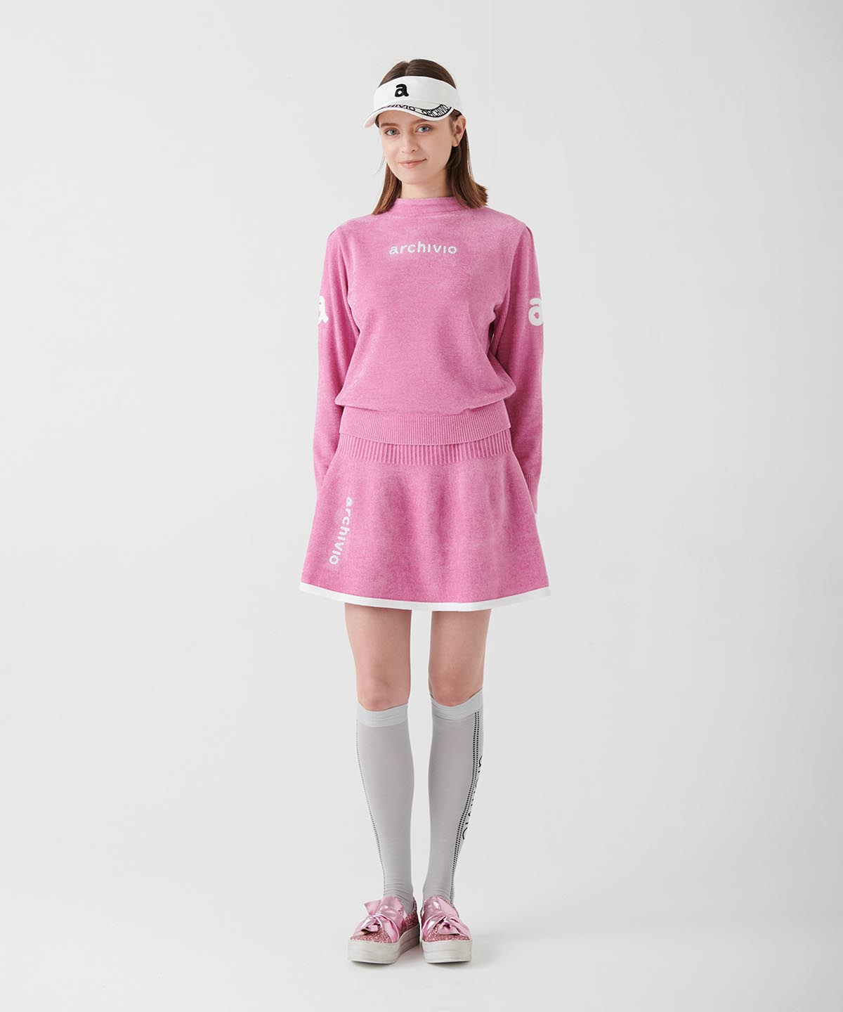 モールニットフレアスカート|アルチビオ-アウトレット- - ゴルフウェア