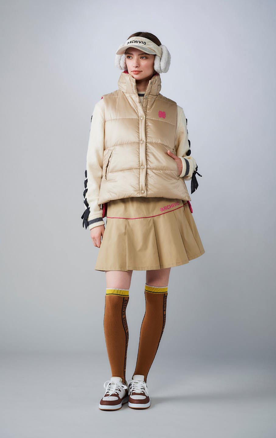 中綿サイドロゴベスト|アルチビオ - ゴルフウェアや婦人服通販