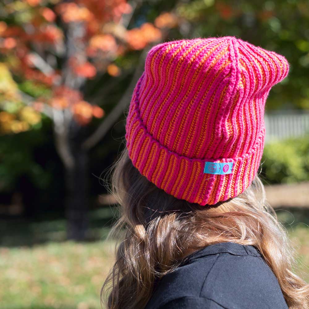 JM x BL Cosmic Color Contrast Hat | Fuchsia - BIG LOViE