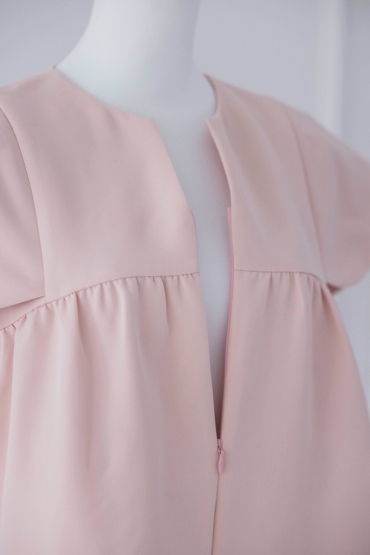 美人トップス ペタルスリーブ（マシュマロピンク）【お上品な授乳服の
