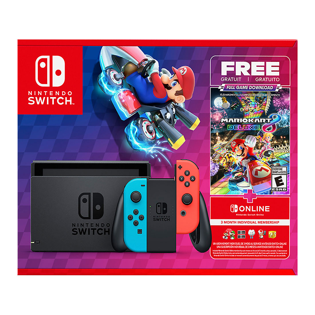 Nintendo Switch Bundle with Mario Kart 8 Deluxe Game | BJ's