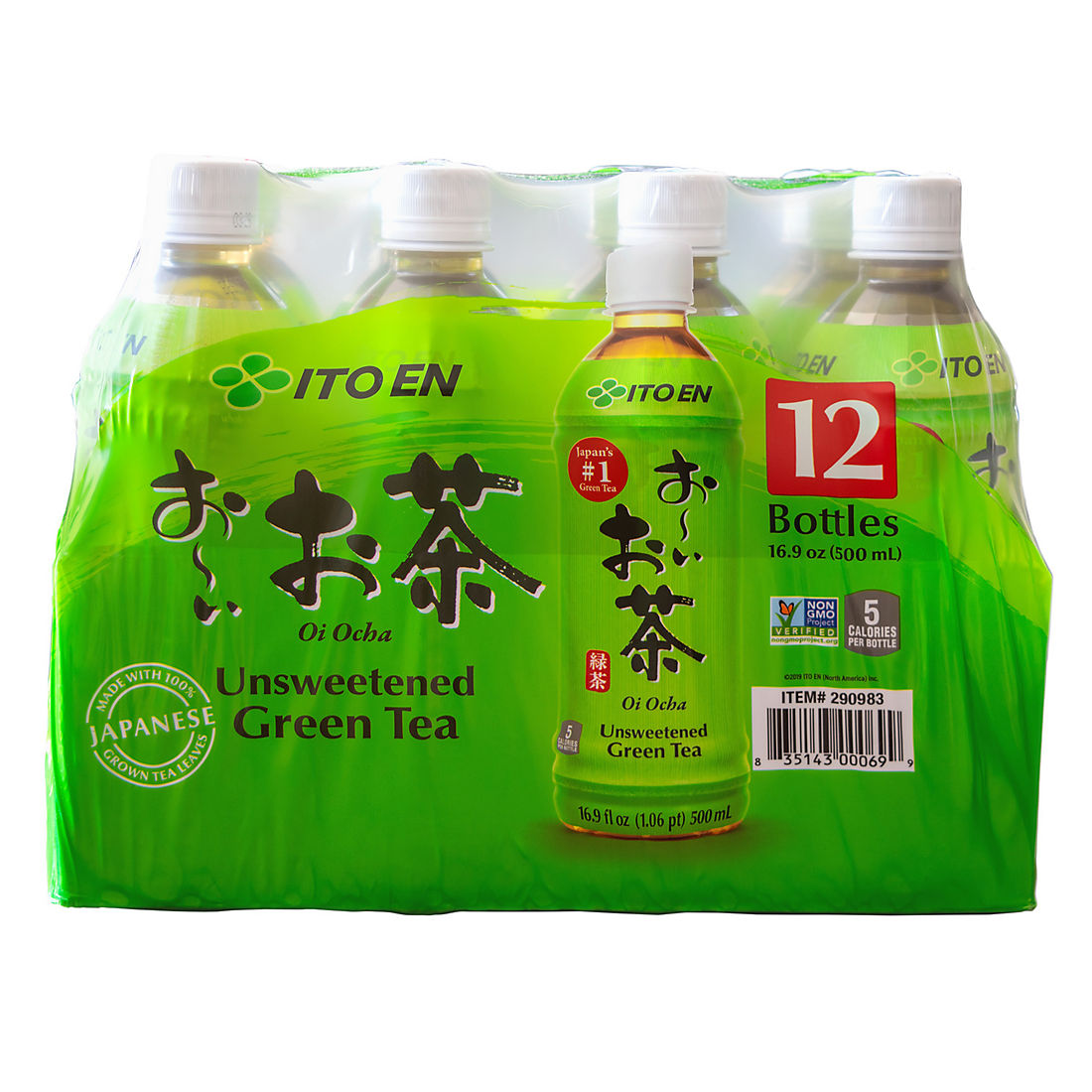 Ito En Oi Ocha Unsweetened Green Tea, 12 ct. | BJ's Wholesale Club