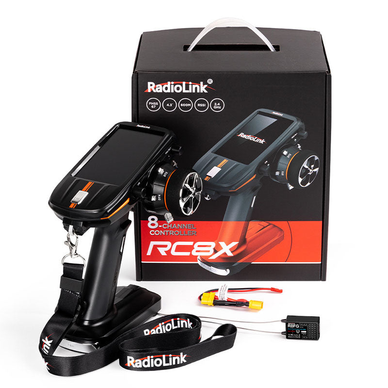 Radiolink RC8X 8CH 4.3-Inch Touch Screen LCD Radio Transmitter