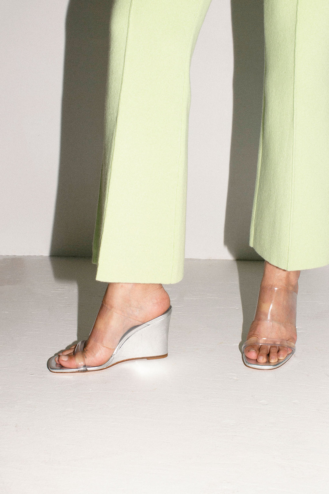 Maryam Nassir Zadeh - Silver Olympia Wedge – BONA DRAG