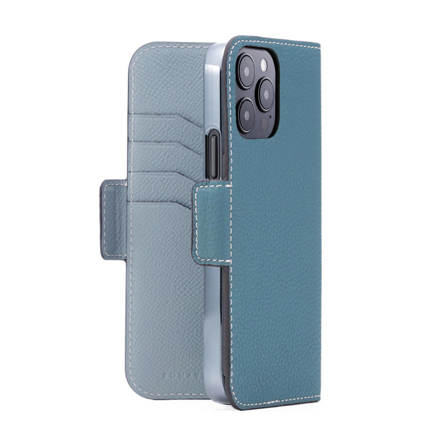 BONAVENTURA iPhone 15 Pro 用 手帳型ケース Leather Cases for iPhone
