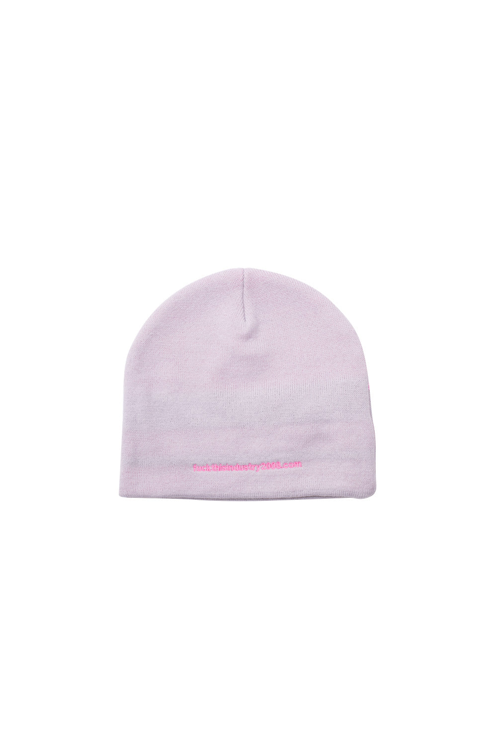 Fuck This Industry Emo Beanie Pink | BONKERS