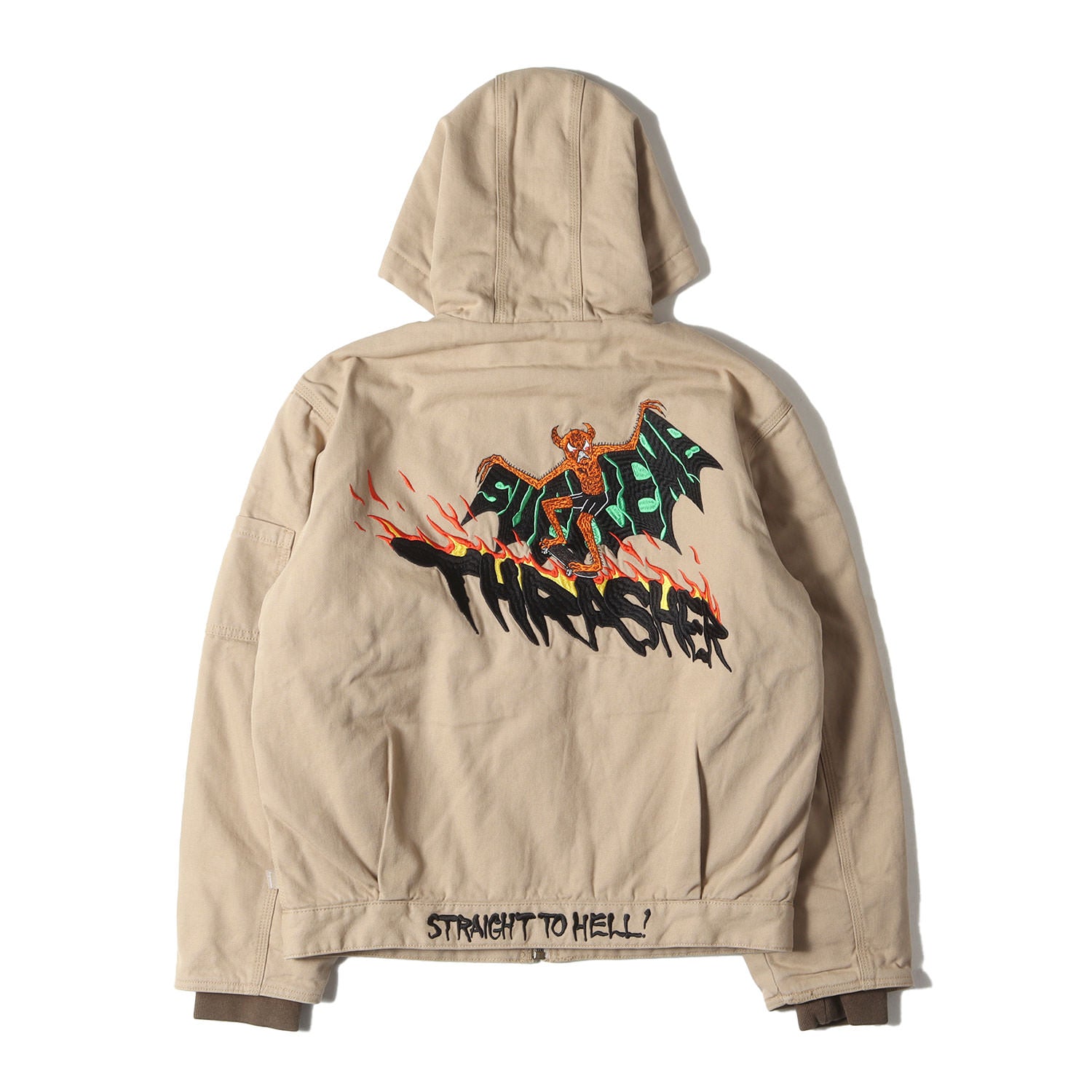 Supreme (シュプリーム) 24AW ×THRASHER ×NECK FACE グラフィック刺繍