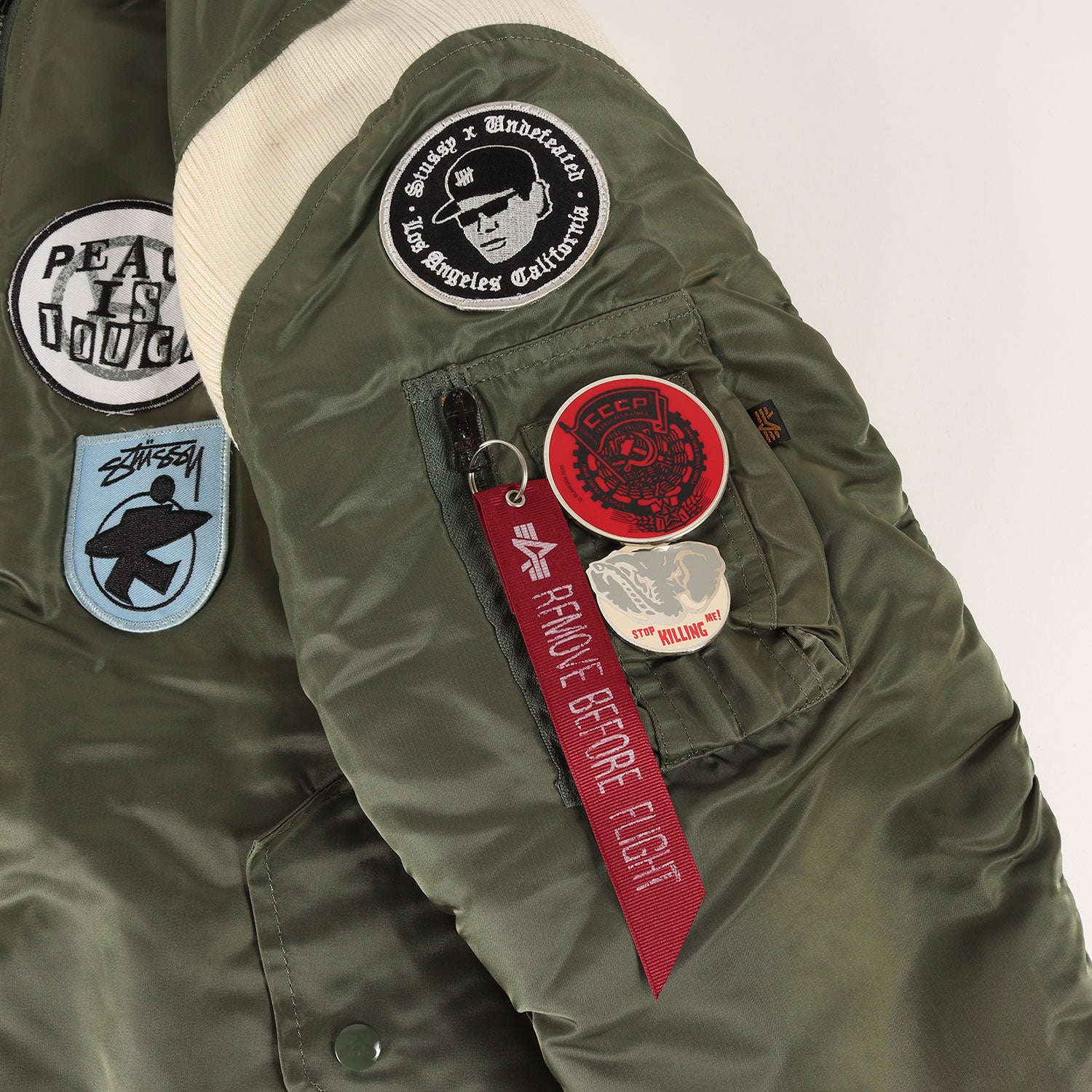 STUSSY (ステューシー) 00s ×fragment design ×ALPHA 25周年記念