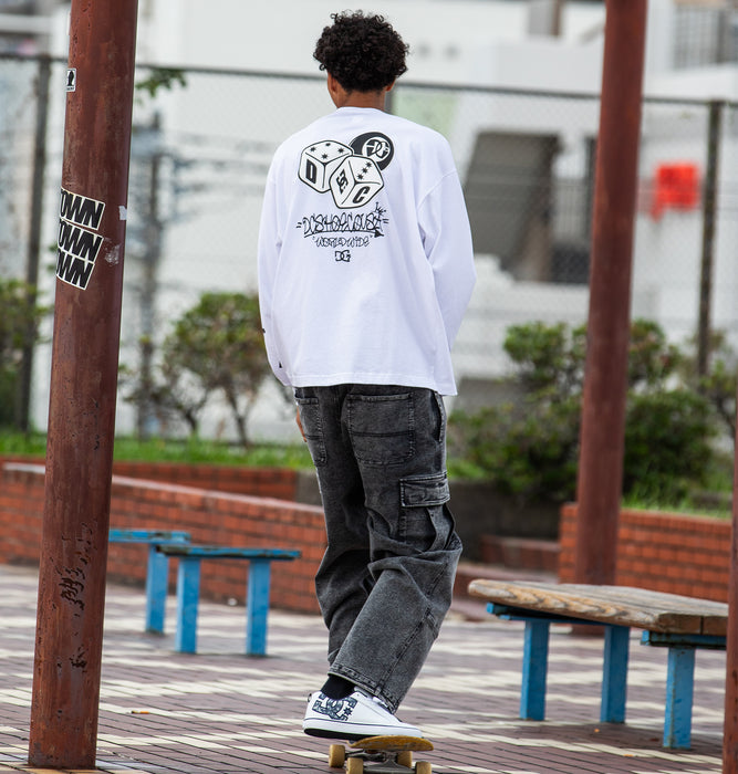 OUTLET】DC Shoes 25 GAME LS メンズ Tシャツ ロンT