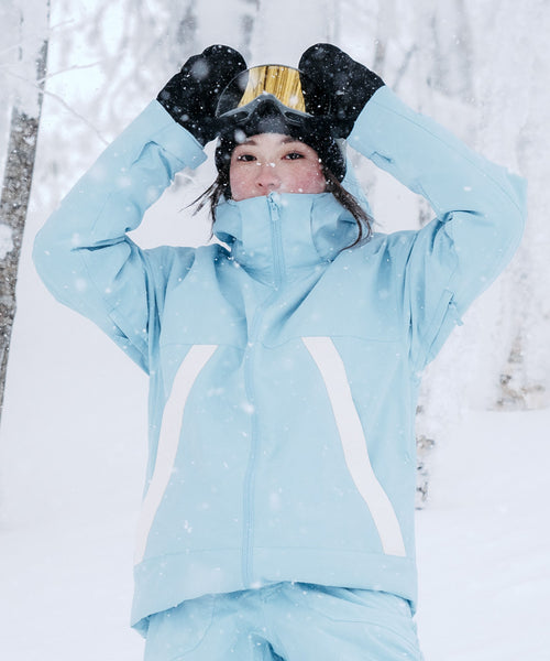 美品】ROXY スノボウェア 上下セット S 総柄 キャメルブラウン 美品