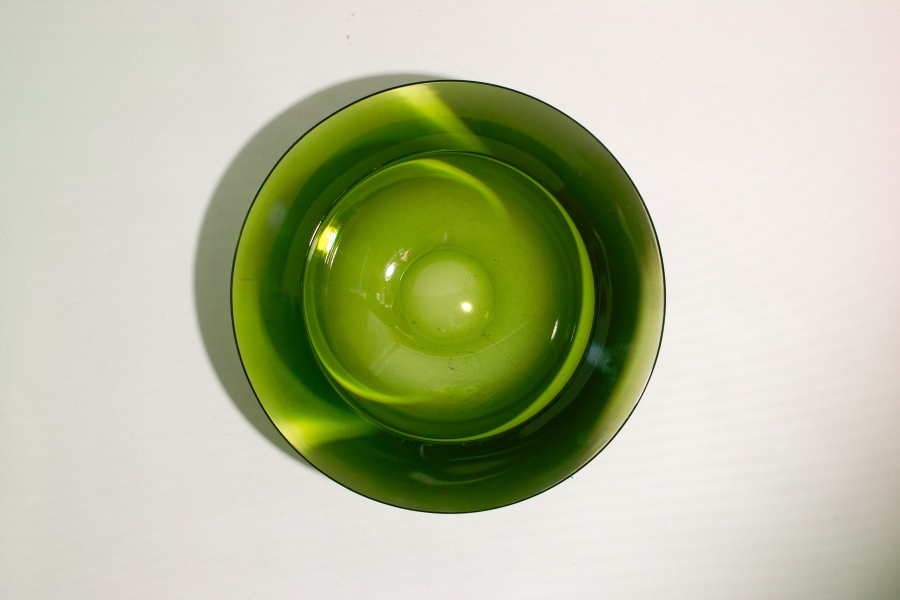 No.6840「グリーンガラスボウル：竹内伝治」SOLD | ボルトナットマーケット