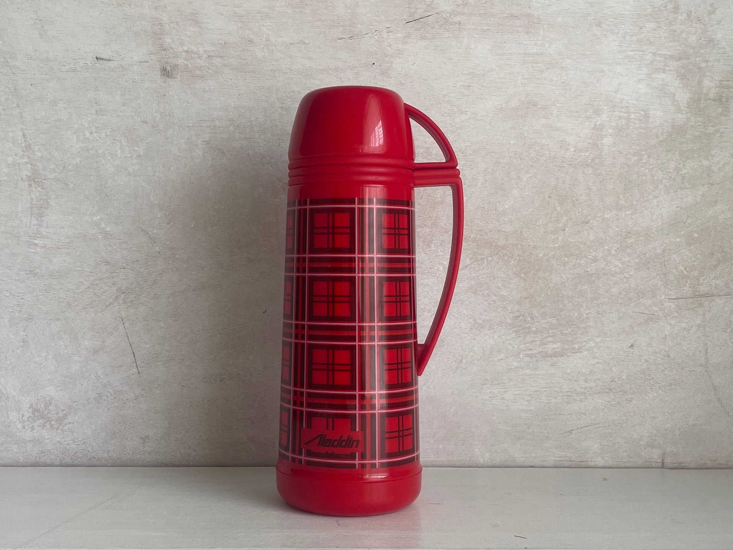 No.9807「Aladdin ガラス製卓上用魔法瓶：タータンチェック」SOLD