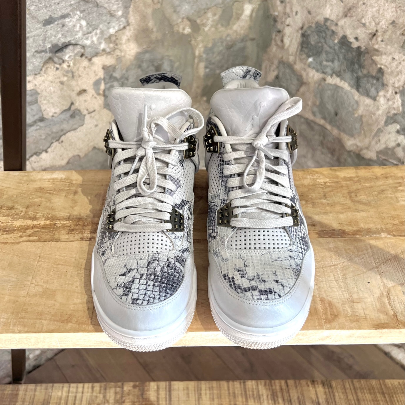 Nike Air Jordan 4 Retro Premium Pinnacle Snakeskin Sneakers