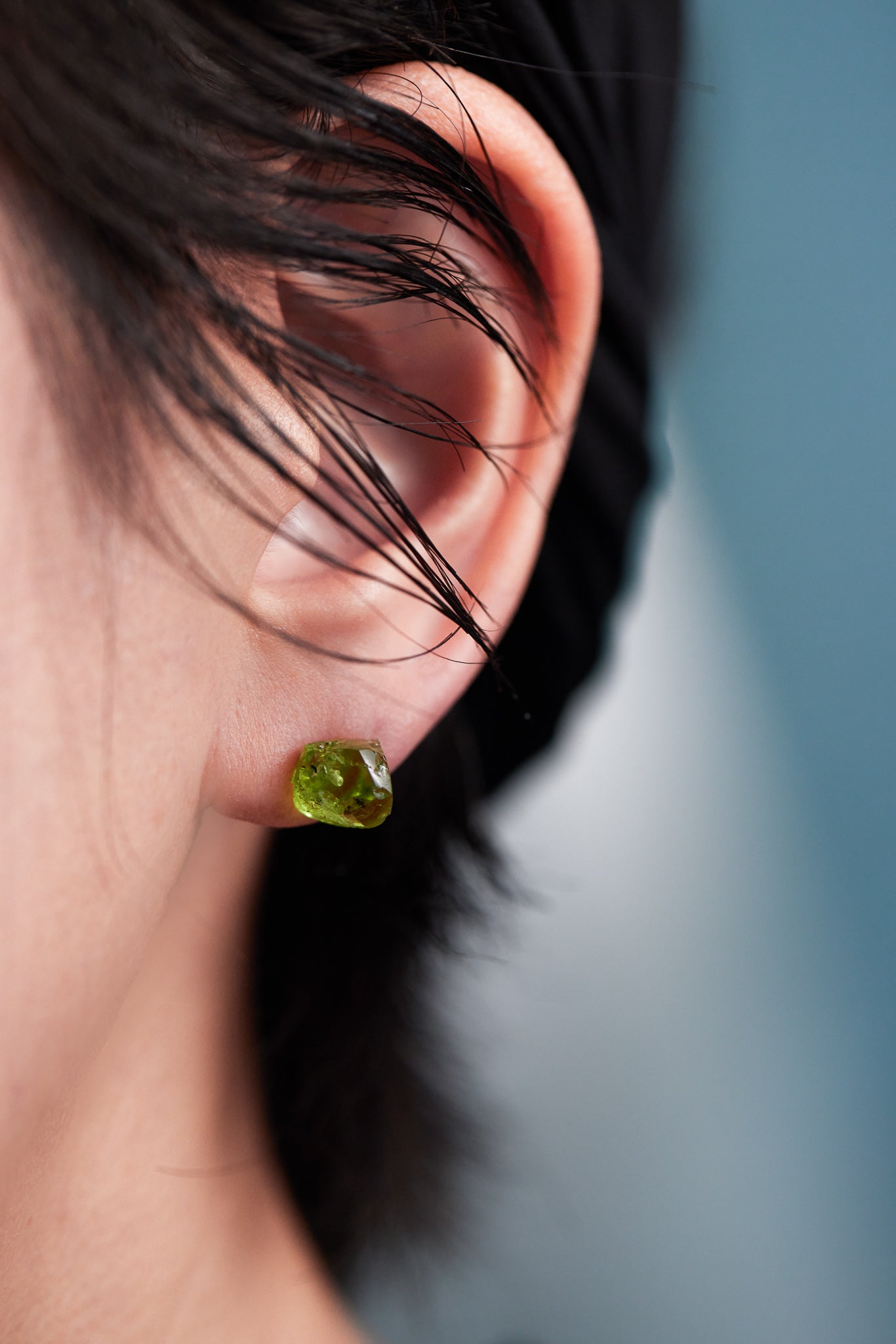 ボロロ スピネルクリスタル ロックピアス 保証書付き K18 片耳用