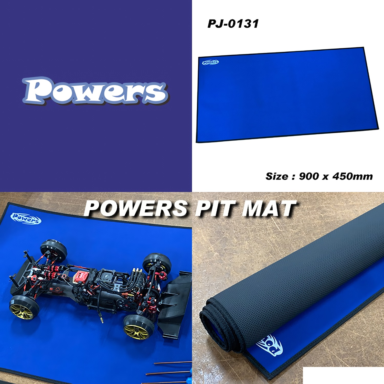 POWERS「パワーズ ピットマット」登場|ラジコンもんちぃ - オフロード