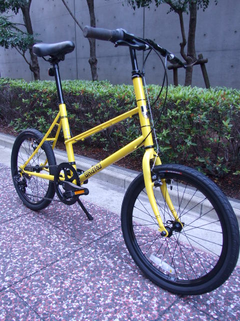 ミニベロ BRUNO MIXTE ブルーノ ミキスト 410mm 黄色 BRUNO MIXTE