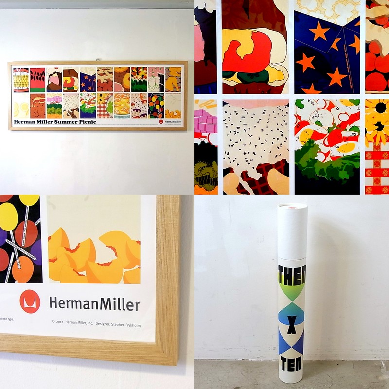 Herman Miller 「Summer Picnic Poster」と専用フレームのご紹介です