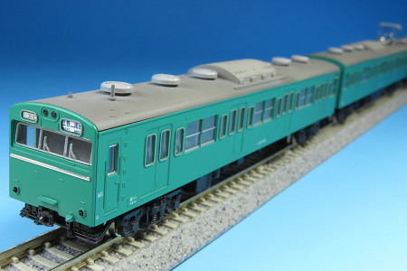 103系エメラルドグリーン 屋根上の塗り分け KATO・N - にゃいっちぃと