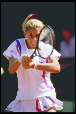 女子テニス チャンピオン 証明書付き モニカ・セレシュ 直筆サイン入り