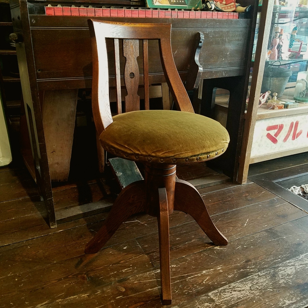 和製アンティークなドクターチェア（回転椅子） - [Sold Out]過去の
