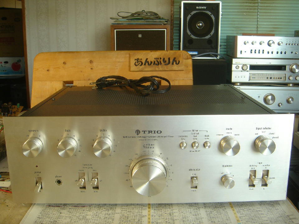 TRIO トリオ プリメインアンプ KA-7300 インテグレーテッドアンプ 左右