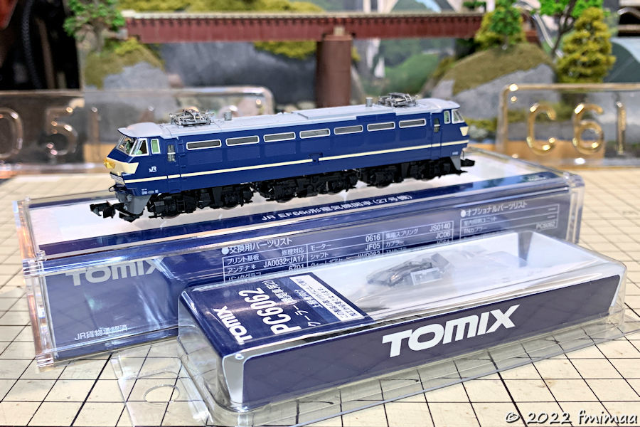 ニーナがやってきた!! … TOMIX EF66-0形電気機関車（27号機）その1