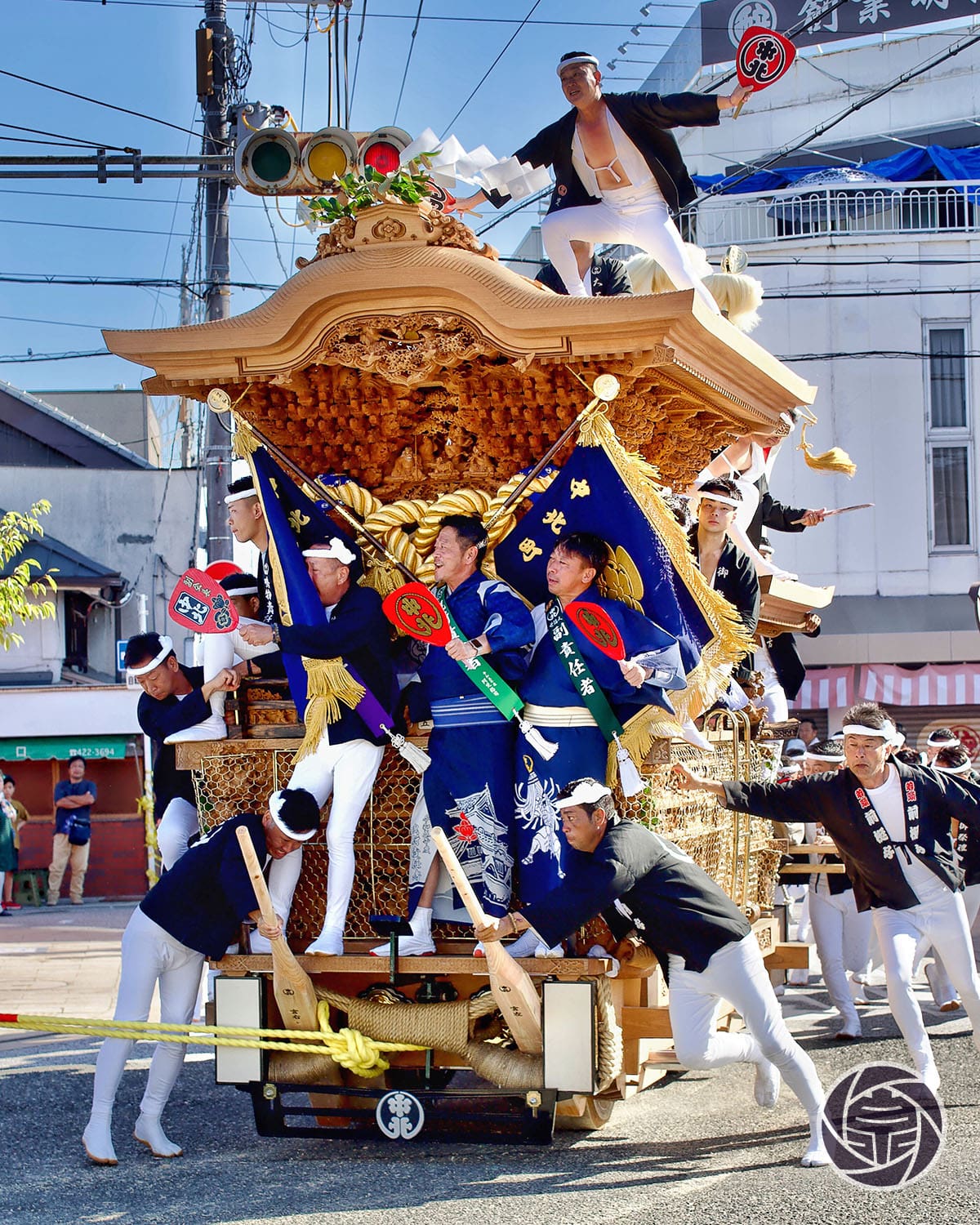 中北町のだんじり（岸和田旧市・浜地区）泉祭記
