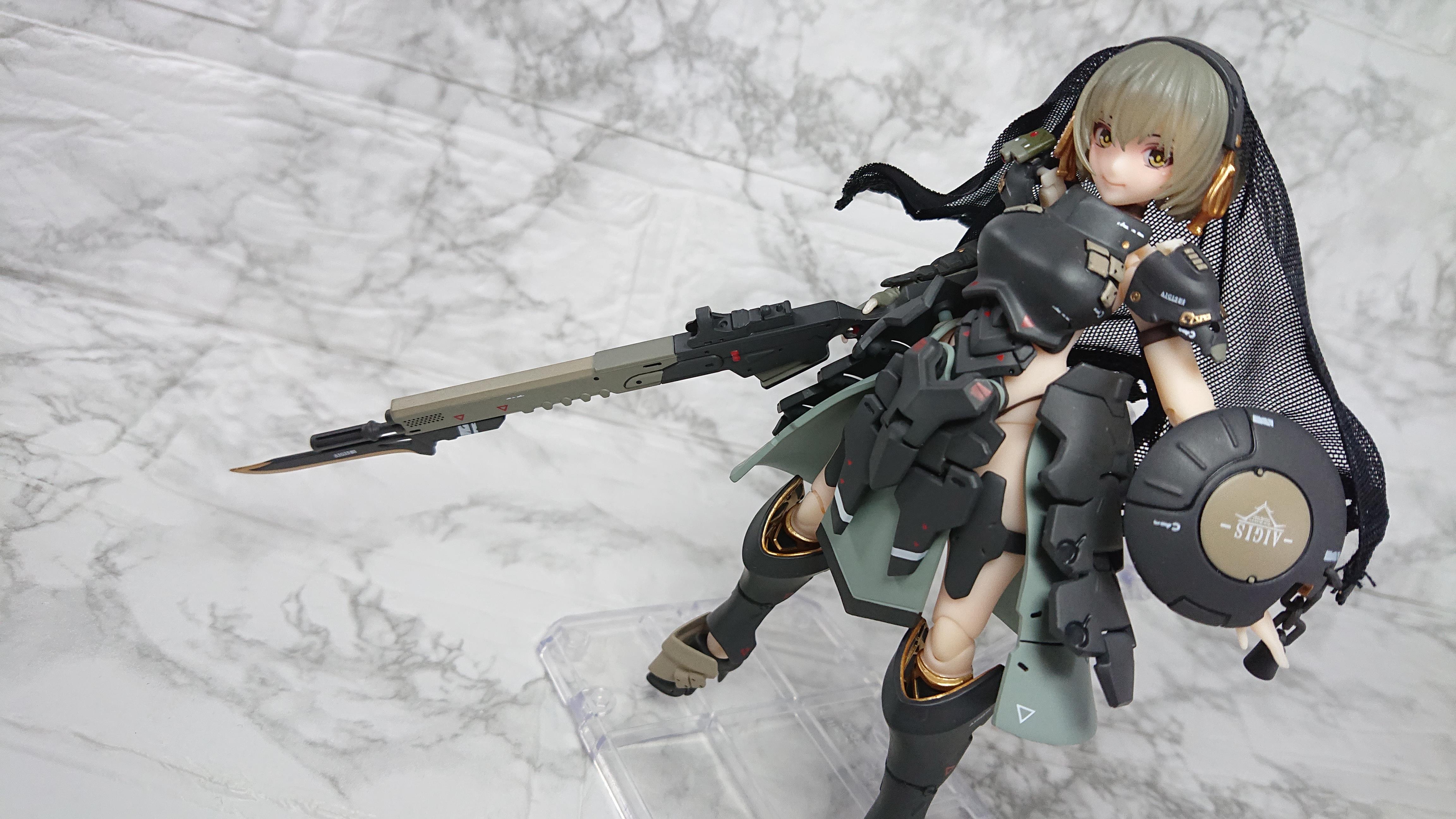 フィギュアレビュー ： 正面装甲少女 ビクトリア 1/12 - なんとなく