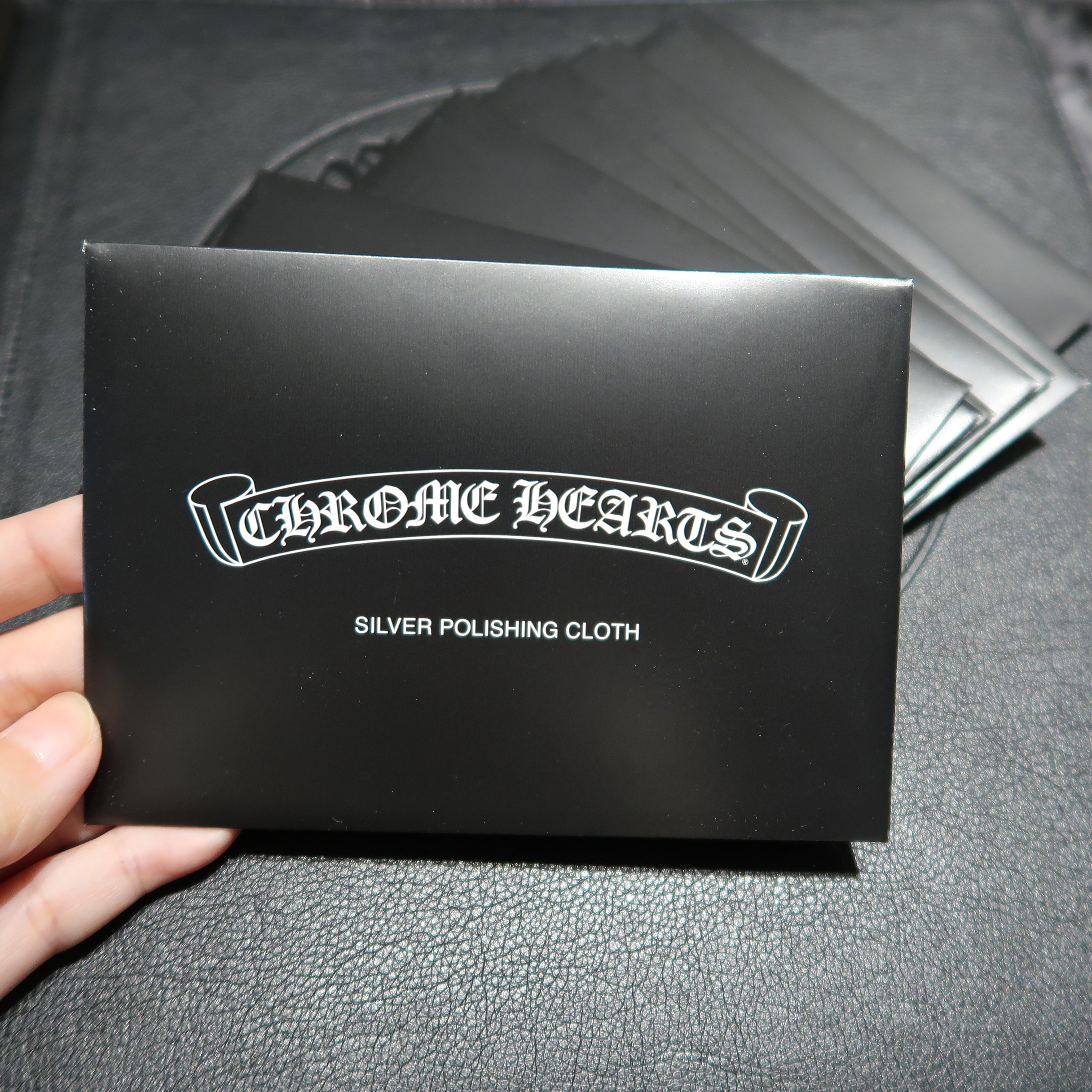CHROME HEARTS シルバーポリッシングクロス 7cm x 14cm クロムハーツCH