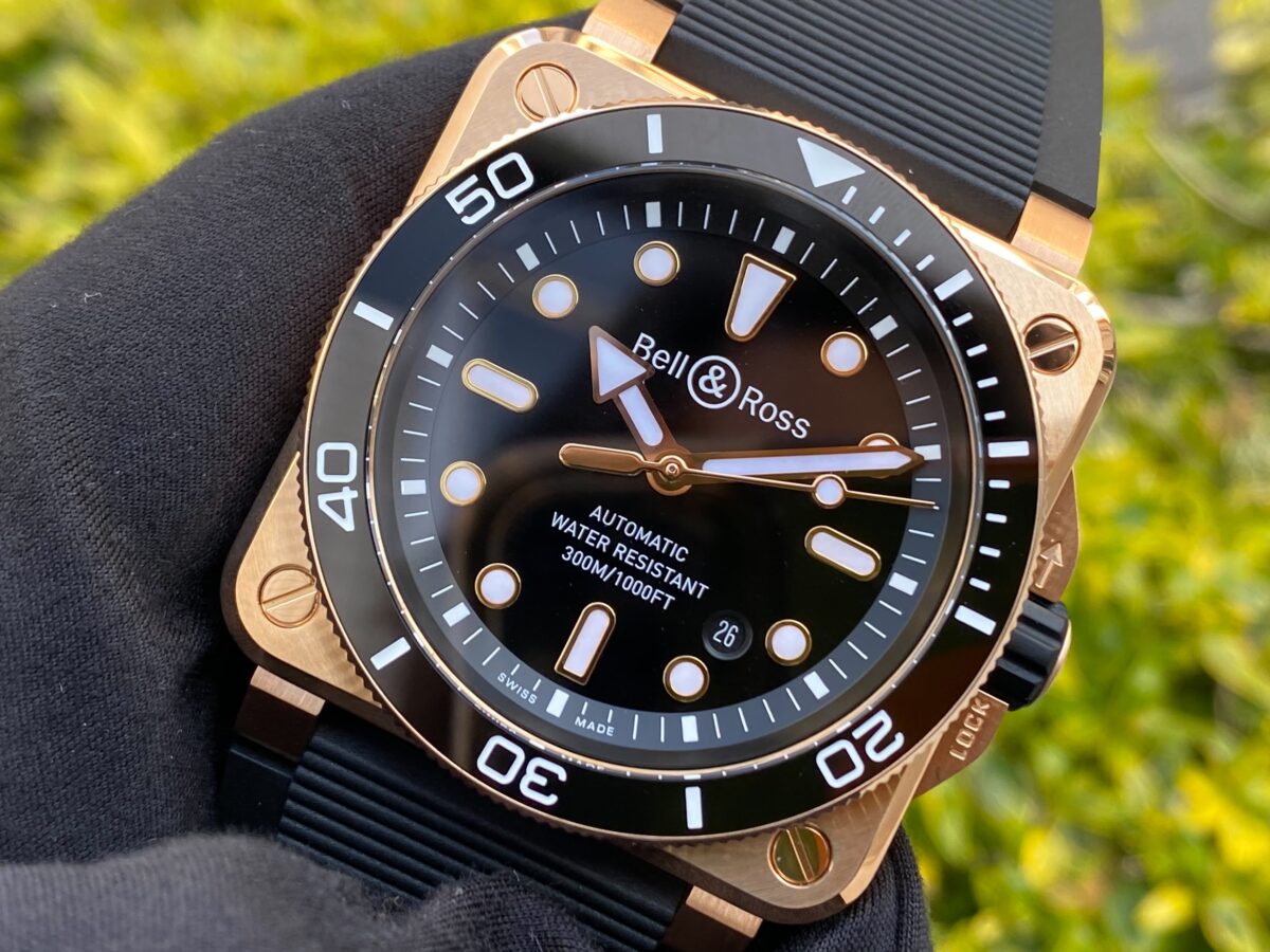 Bell&Ross 新作レビュー】育てるダイバー「BRｰ03 Diver Black Bronze