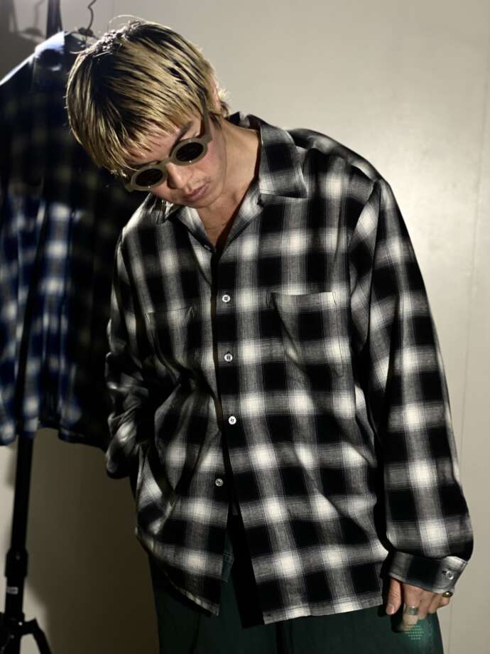Ombre Rayon/Linen Shirt | Lemontea