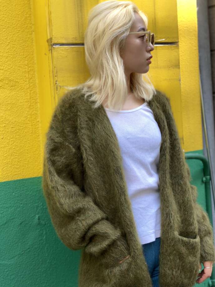 FRAGILE Mohair Cardigan | Lemontea