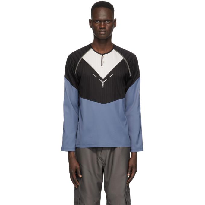 Kiko Kostadinov Blue Kenneth Jersey Long Sleeve T-Shirt – BlackSkinny