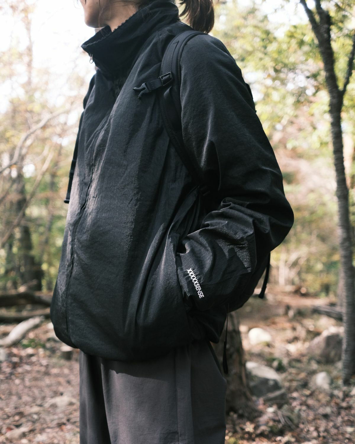XXXXXSENSE / SHINY RIP TRACK JACKET｜エックスセンスの通販 - BLACK