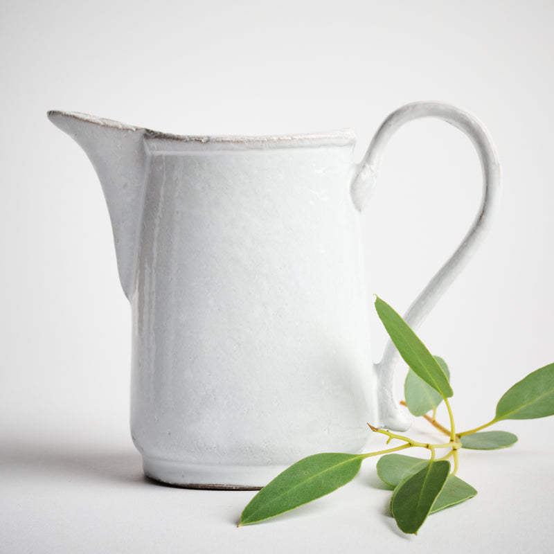 Astier de Villatte “Milk” Pitcher- Paris, France – Blanche + Mimi