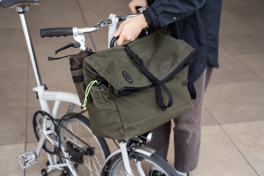 FAIRWEATHER” FRONT BAG FOR BROMPTON - BLUE LUG BLOG | 自転車店