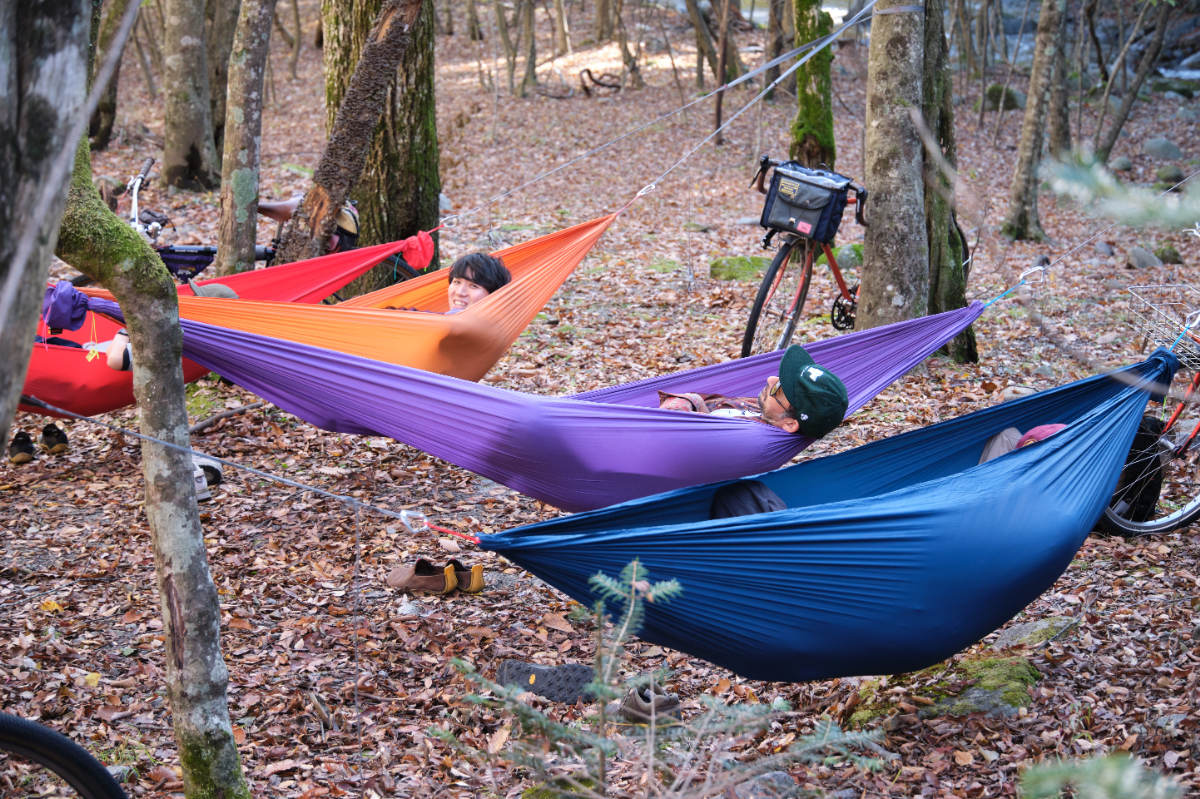 ジンダイジマウンテンワークス PB CAMP Hammock purple 新品 ジン