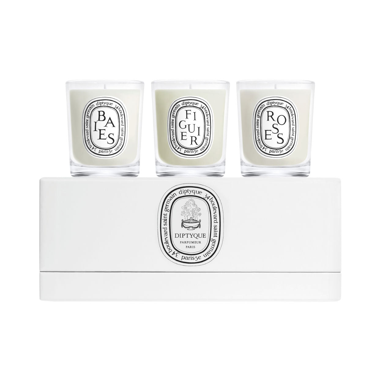 Diptyque Precomposed Set (Baies, Figuier, and Roses) – Diptyque
