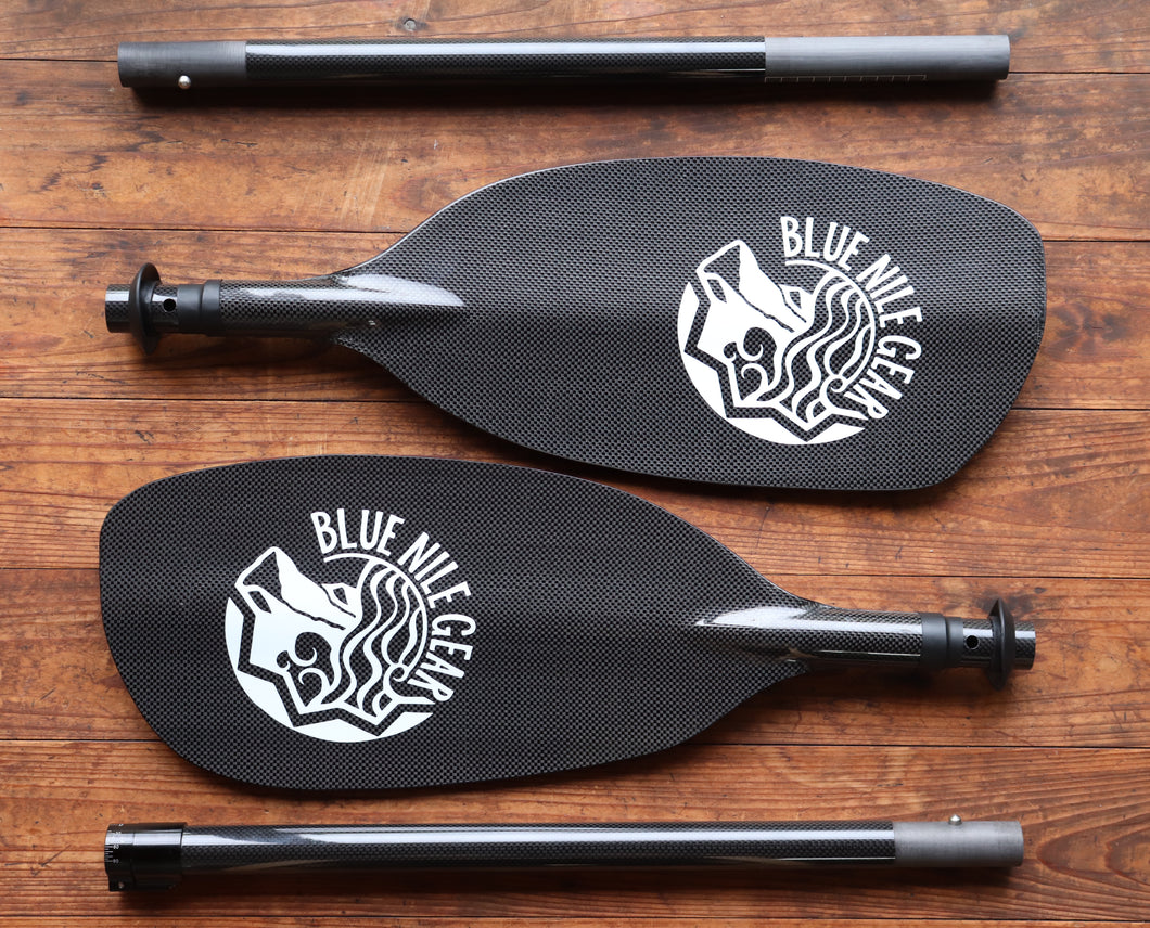 パックラフト向け カーボン4Pホワイトウォーターパドル – Blue Nile Gear