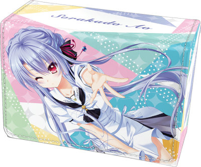 合皮製デッキケースW Summer Pockets REFLECTION BLUE「空門 蒼」Ver