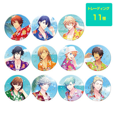 うたの☆プリンスさまっ♪ トレーディングジュエリー缶バッジ Summer