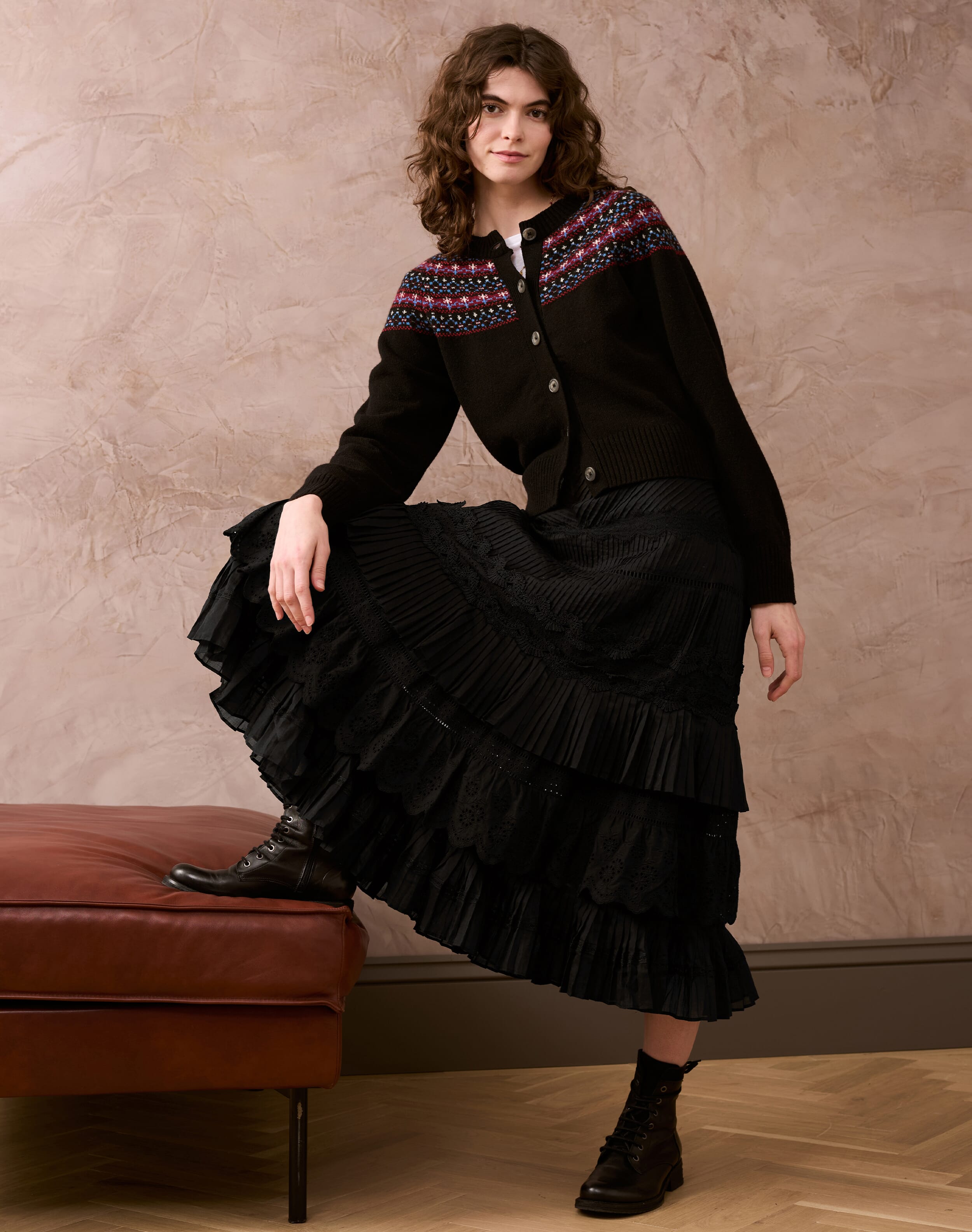theredthread S oval pleats dress theredthread S oval pleats dress