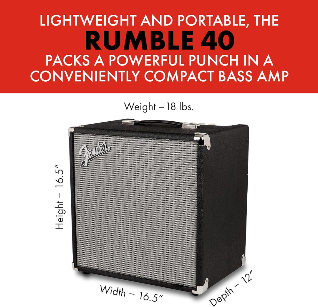 Fender Rumble 40 V3 120V Bass Combo Amplifier – Bros Guitars