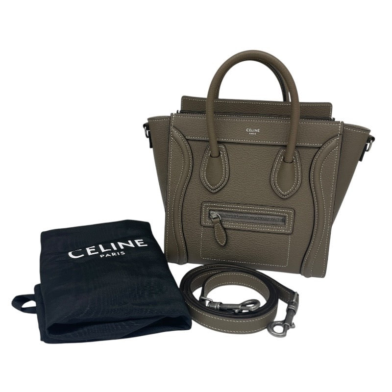 CELINE】セリーヌ ラゲージ ナノ 189243 ハンドバッグ レザー