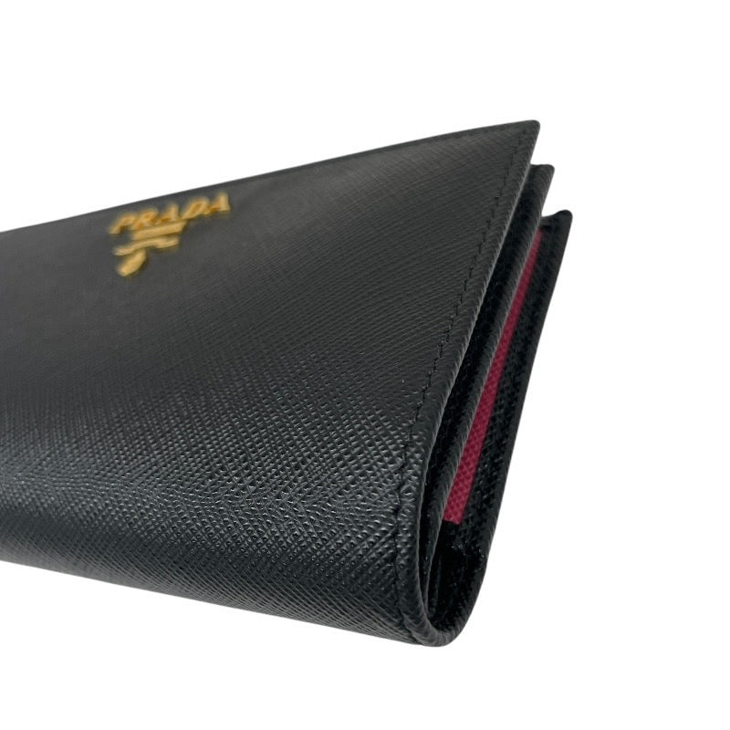 PRADA】プラダ サフィアーノ マルチカラー 黒 ブラック 現行モデル