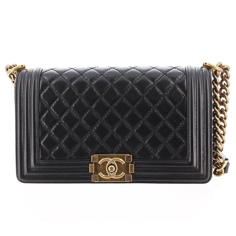 シャネル ボーイシャネル チェーンショルダー ラムスキン A67086