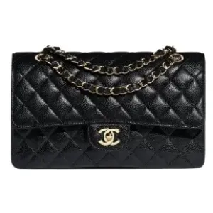 シャネル マトラッセ パテント バイカラー チェーンショルダー