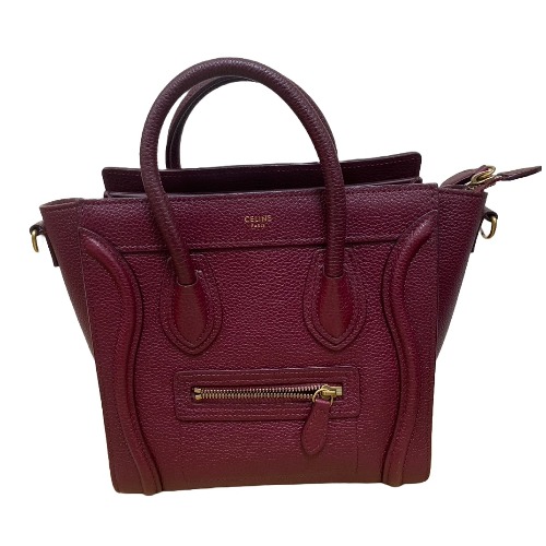 セリーヌ ラゲージ ナノ ブラック スムースレザー｜ブランド買取なら